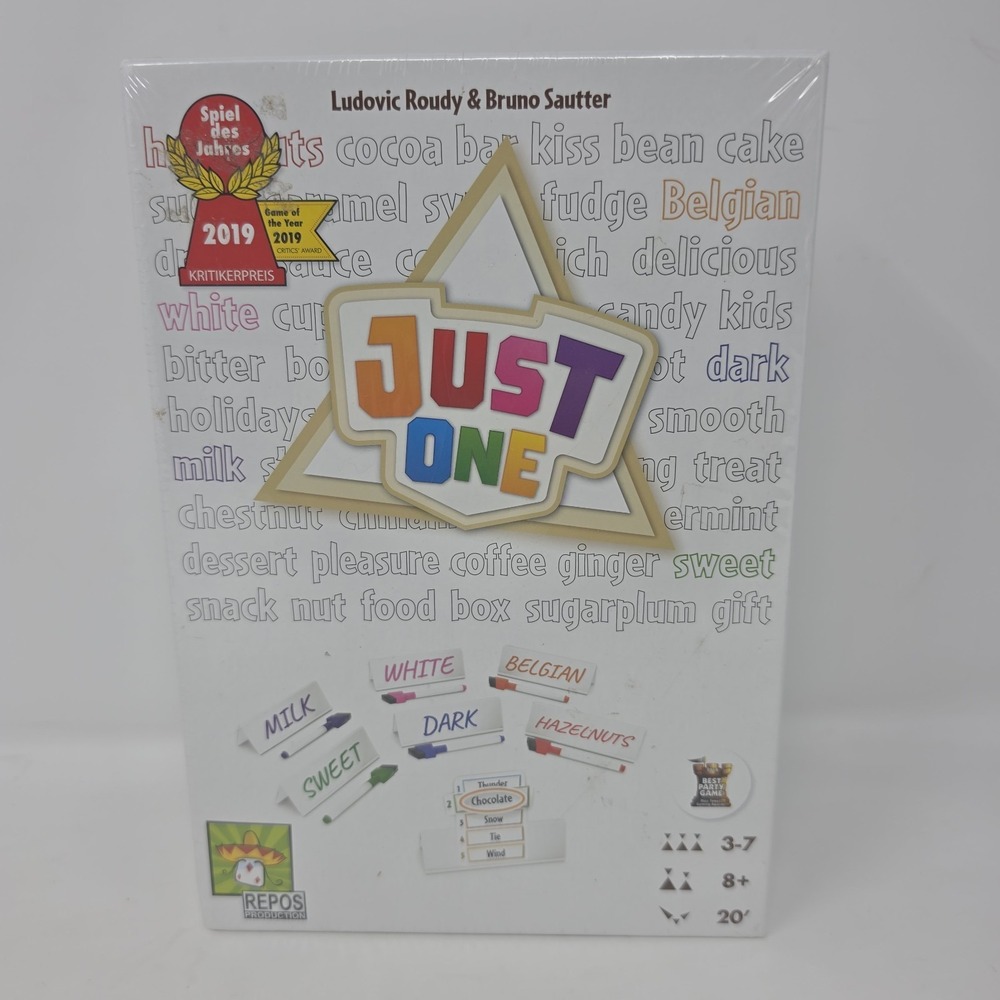 Just One - Award Winning Party Board Game Brand New Factory Sealed Box